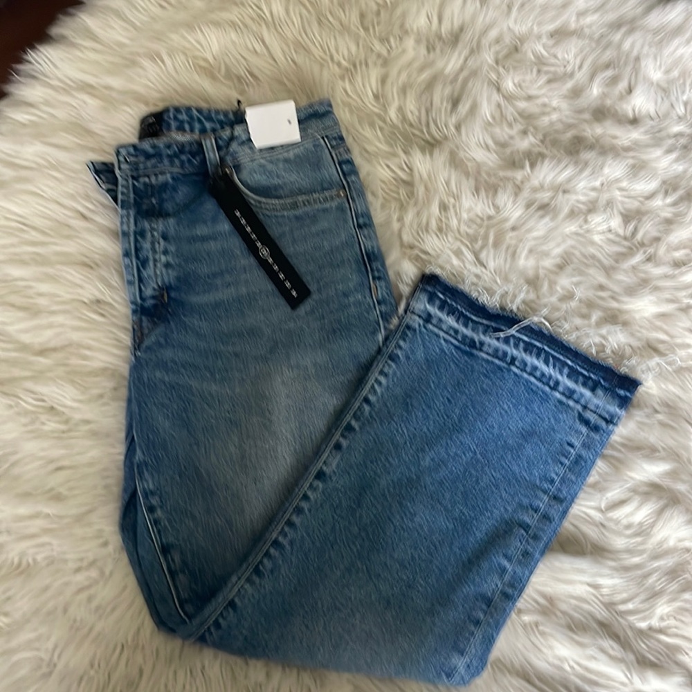 Flare crop jeans
